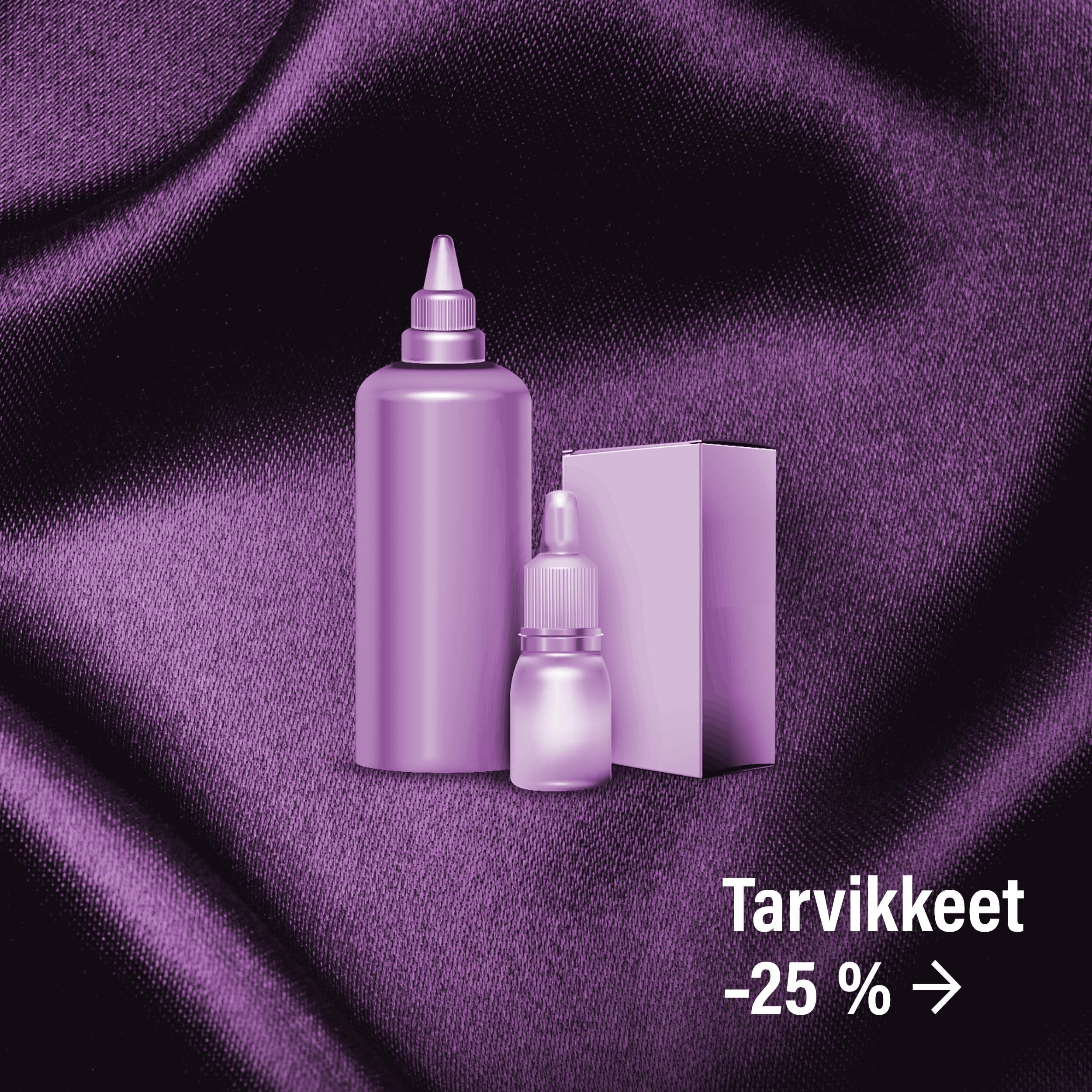 Violettien viikkojen tarjous: tarvikkeet -25 %
